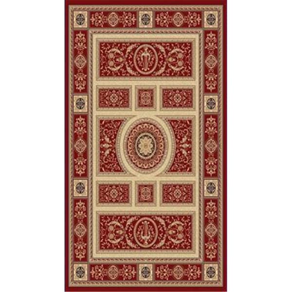 Dynamic Rugs Legacy Rectangular Rug- Red - 6 Ft. 7 In. X 9 Ft. 6 In. LE71058021330 - main